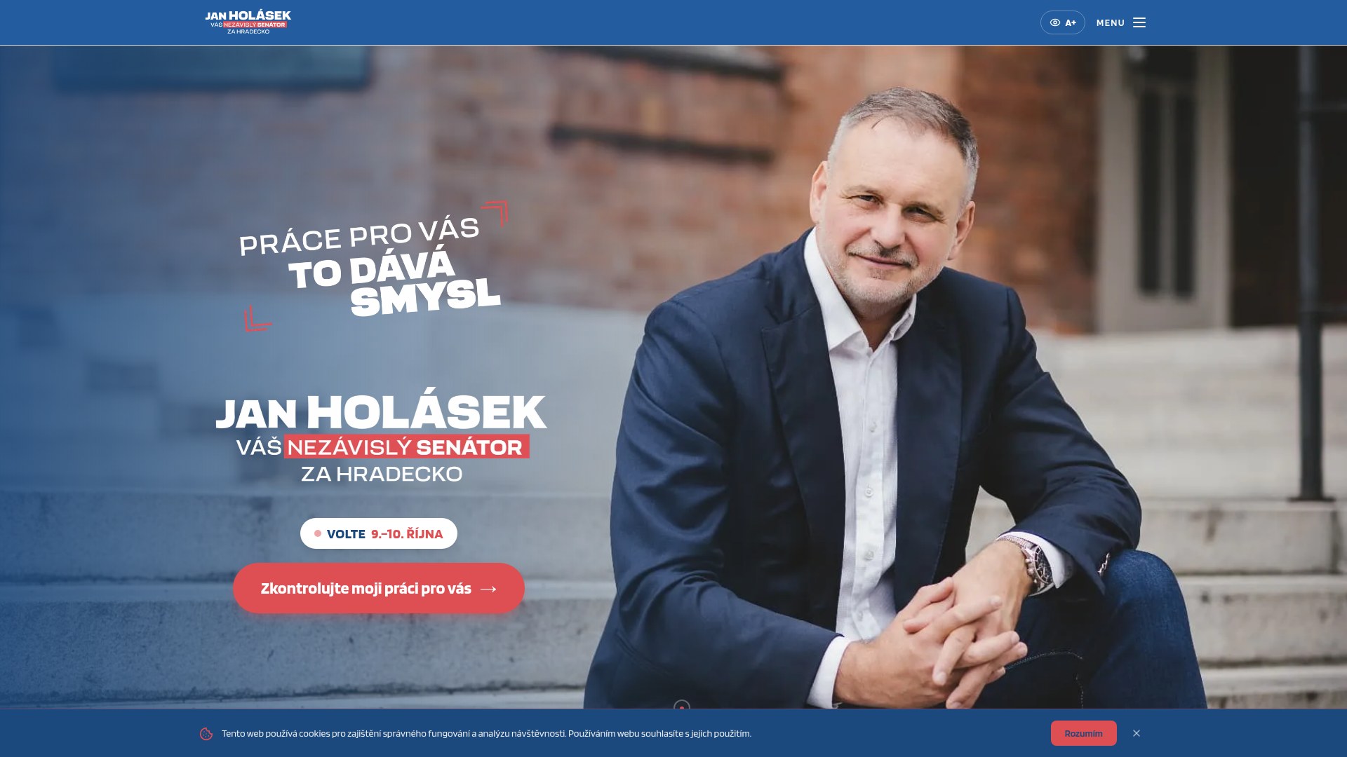 Jan Holásek — webová realizace