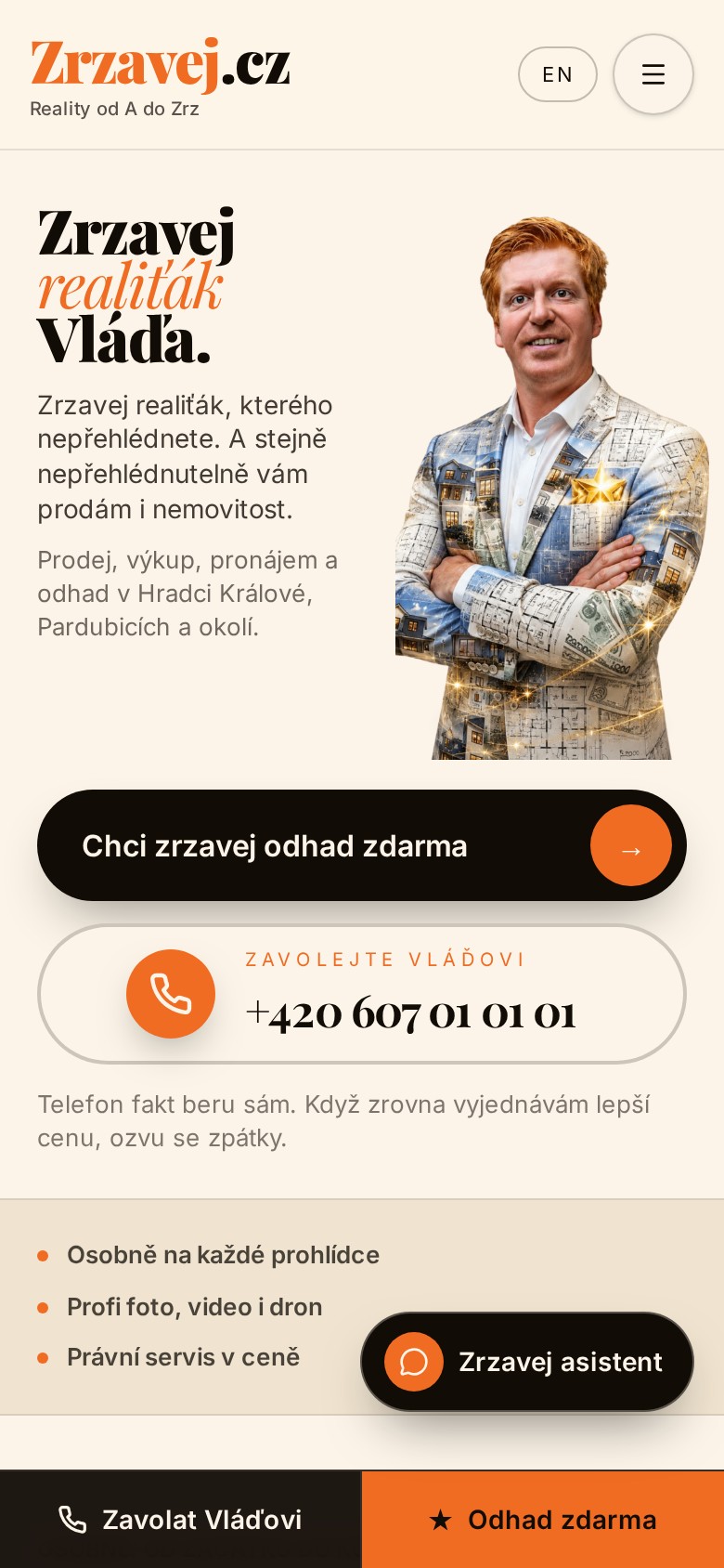 Zrzavej realiťák — mobilní zobrazení